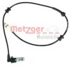 METZGER 0900520 Sensor, wheel speed